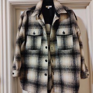 Niko and... Oversized Plaid Overcoat